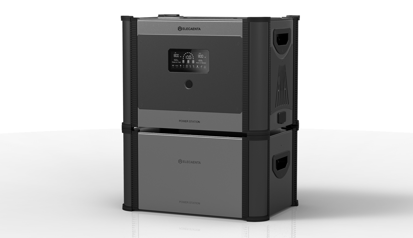 ELECAENTA Venus 800 2 in 1 Balcony Solar Storage System