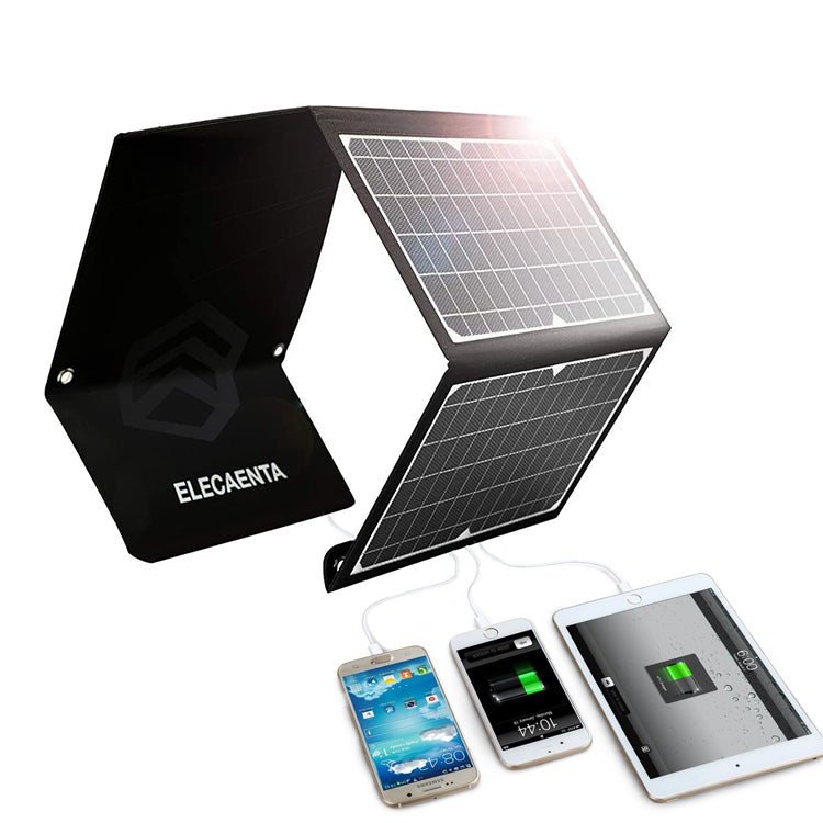 ELECAENTA 30W ソーラーチャージャー LSFC-30 逆流防止 LSFC 30W Portable Solar Panel – ELECAENTA